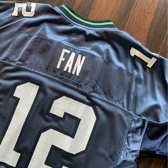 Reebok Seattle Seahawks Equipment NFL replica jersey men’s LG - Picture 6 of 6